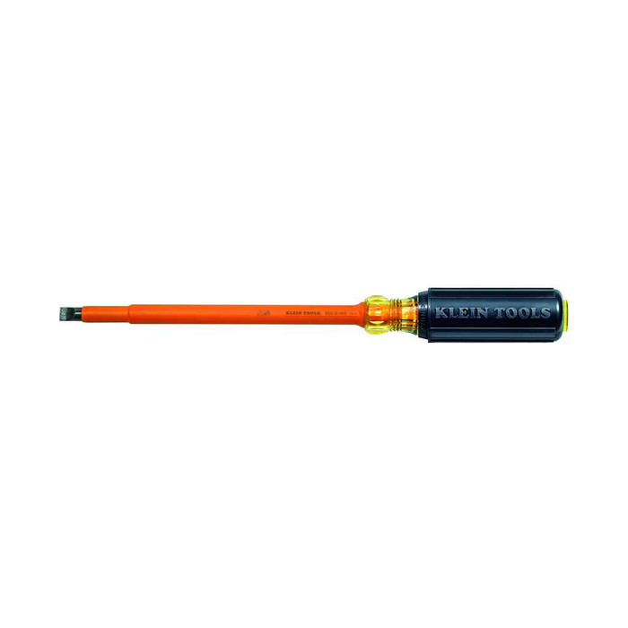 Klein Tools 602-8-INS Insulated Screwdriver, 3/8-Inch Cabinet, 8-Inch