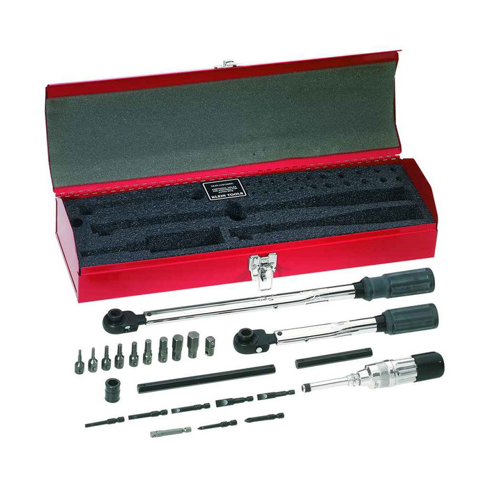 Klein Tools 57060 Master Electrician's Torque Wrench Set, 25-Piece