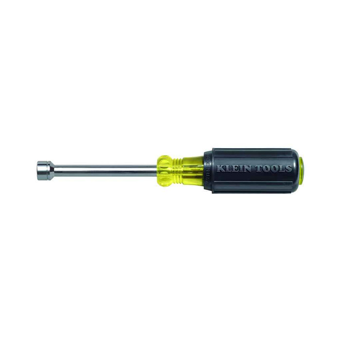 Klein Tools 630-8MM 8 mm Nut Driver, Cushion-Grip™, 3-Inch Hollow Shaft