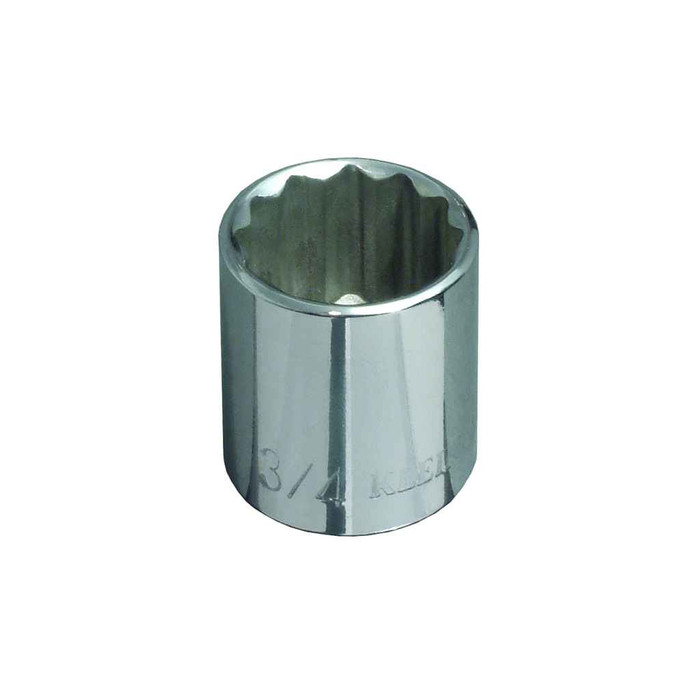 Klein Tools 65706 3/4-Inch Standard 12-Point Socket, 3/8-Inch Drive