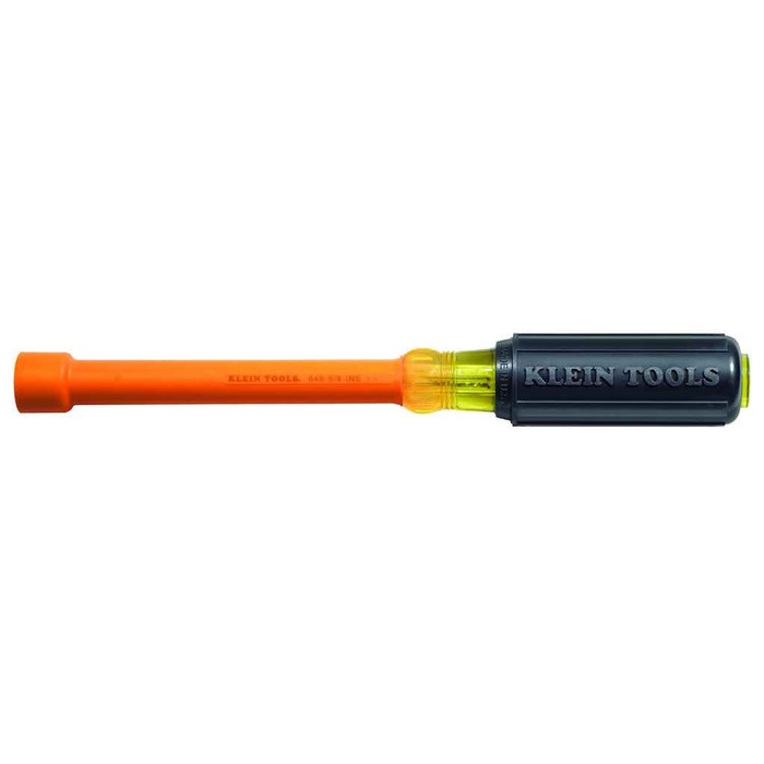 Klein Tools 646-5/8-INS 5/8-Inch Insulated Nut Driver, 6-Inch Hollow Shaft