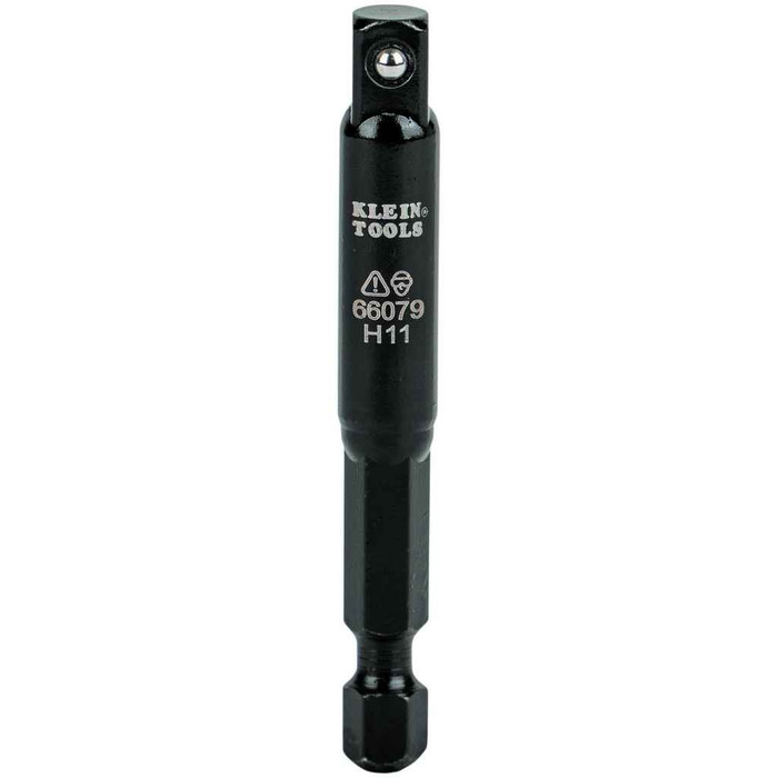 Klein Tools 66079 Flip Impact Socket Adapter, Small, 1/4 to 1/4-Inch