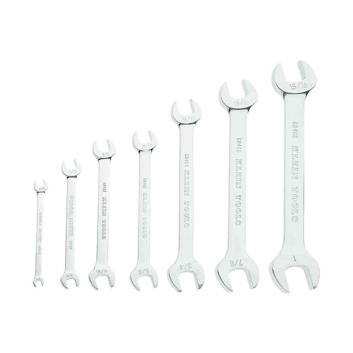 Klein Tools 68452 Open-End Wrench Set, 7-Piece