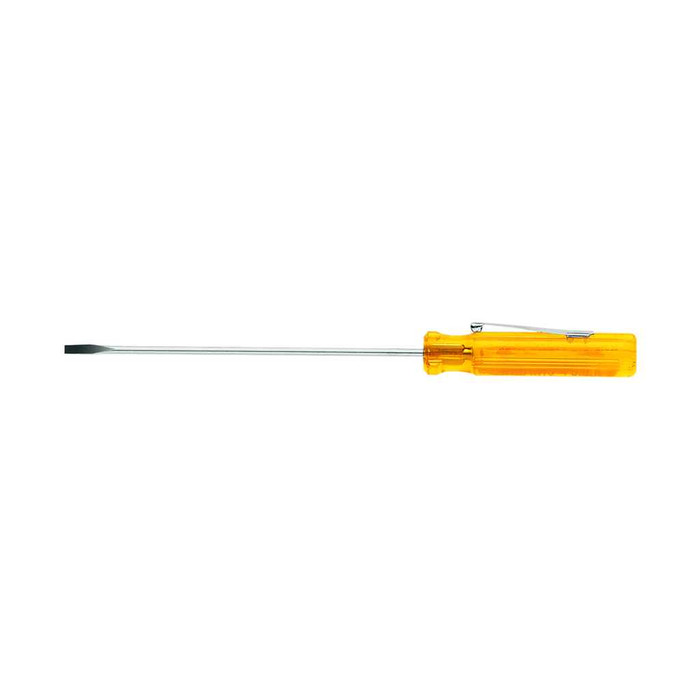 Klein Tools A130-3 Screwdriver, 1/8-Inch Cabinet, Pocket Clip, 3-Inch