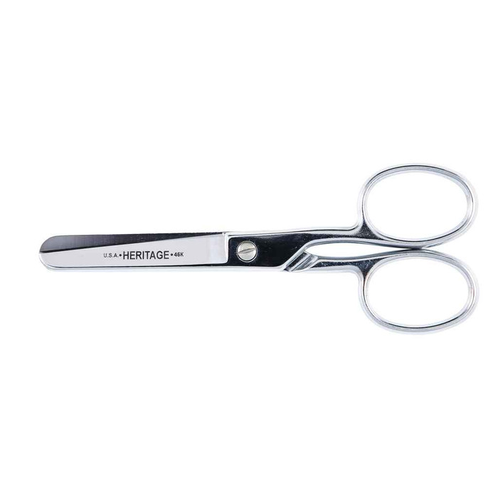 Klein Tools G46HC Safety Scissors with Large Rings, 6-Inch