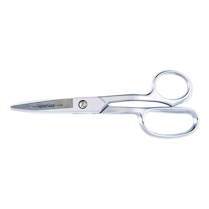 Klein Tools GP718CB Shear, Curved Handle, Blunt Tip, 8-7/8-Inch