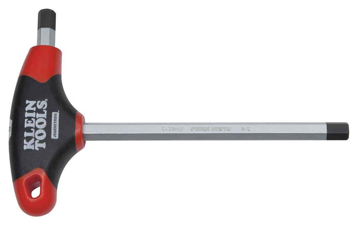 Klein Tools JTH6E15 3/8-Inch Hex Key, Journeyman™ T-Handle, 6-Inch