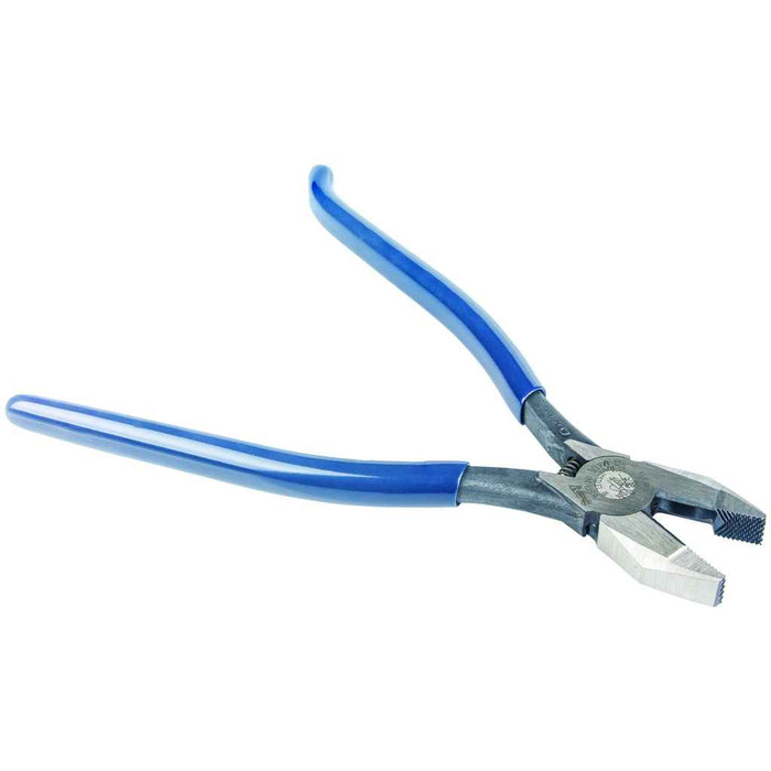 Klein Tools D201-7CSTLFT Ironworker's Rebar Pliers, Left Handed, Spring Loaded, 9-Inch