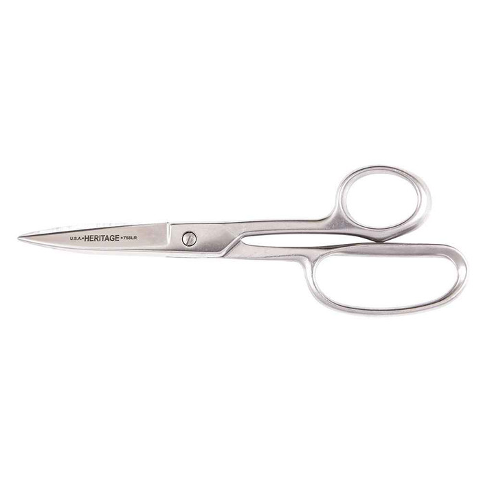 Klein Tools G758LR Straight Stainless Trimmer w/Large Ring, 9-Inch