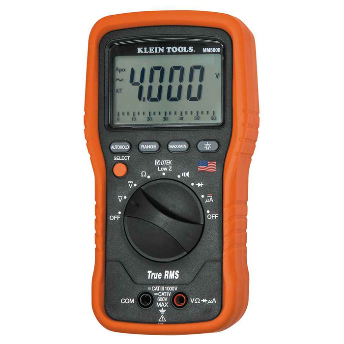 Klein Tools MM5000 Electricians TRMS Multimeter