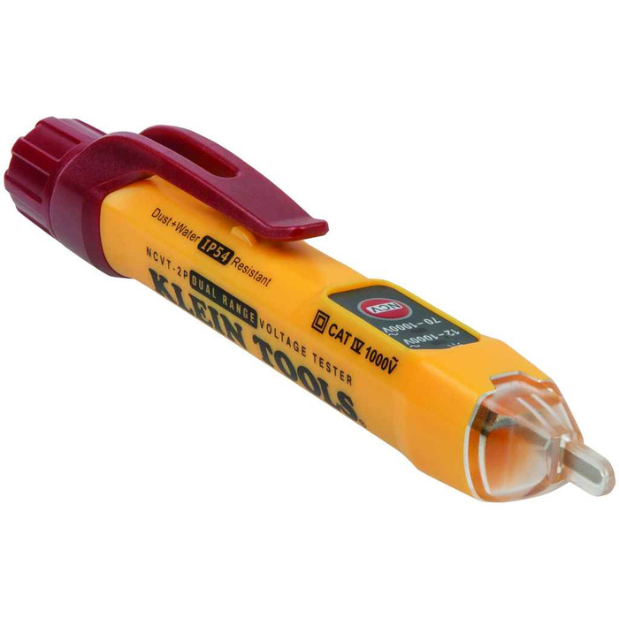 Klein Tools NCVT2P Dual Range Non-Contact Voltage Tester 12 - 1000V AC