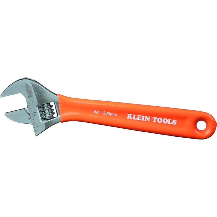 Klein Tools O5078 Extra-Capacity Adjustable Wrench, 8-Inch