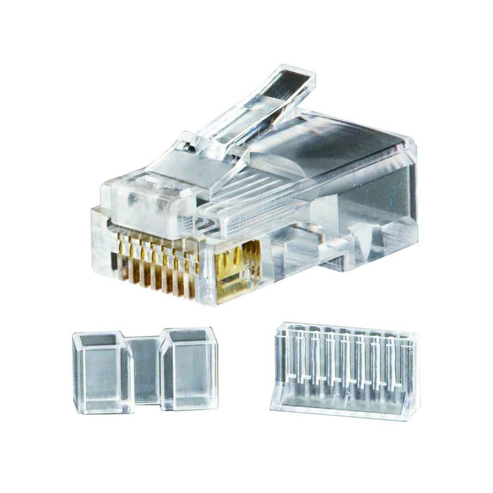 Klein Tools VDV826-603 Modular Data Plugs RJ45 CAT6, 25-Pack