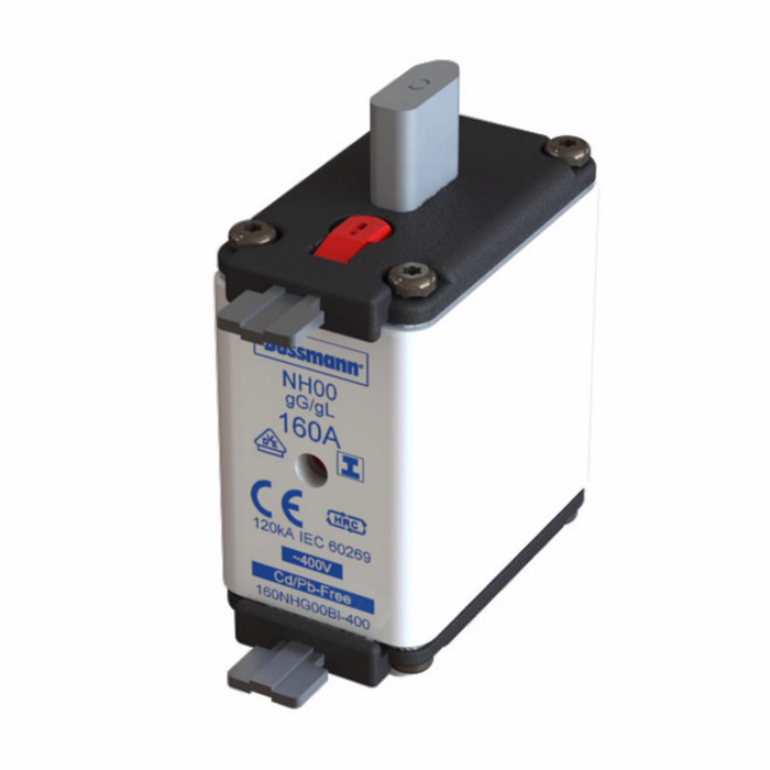 Bussmann 160NHG00BI-400 Eaton NH00 Low-Voltage Fuse, 400V 160A Class gL/gG