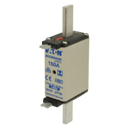 Bussmann 160NHG01BI-400 NH01 Low Voltage Fuse, 400V, 160A, Class gL/gG
