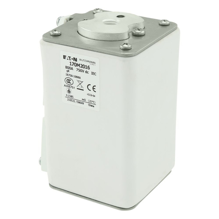Bussmann 170M2016 High-Speed Traction Fuse, Class gR, 750V, 800A