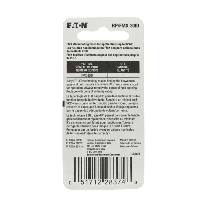 Bussmann BP/FMX-30ID Blade Fuse