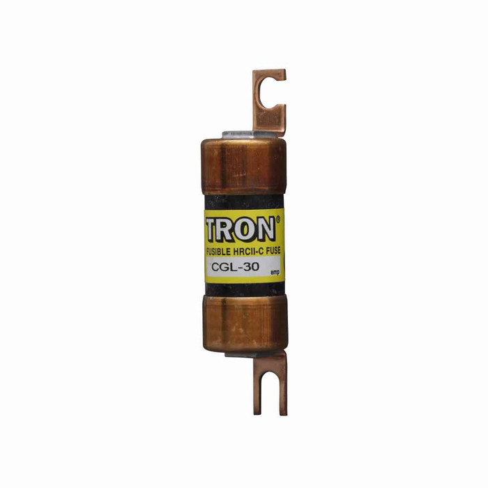 Bussmann CGL-1 Eaton series Tron CGL HRC form II Class C fuse, 600 Vac, 250 Vdc, 1A, 200 kAIC at 600 Vac, 40 kAIC 250 Vdc, Non Indicating, Current-limiting, HRC Form II