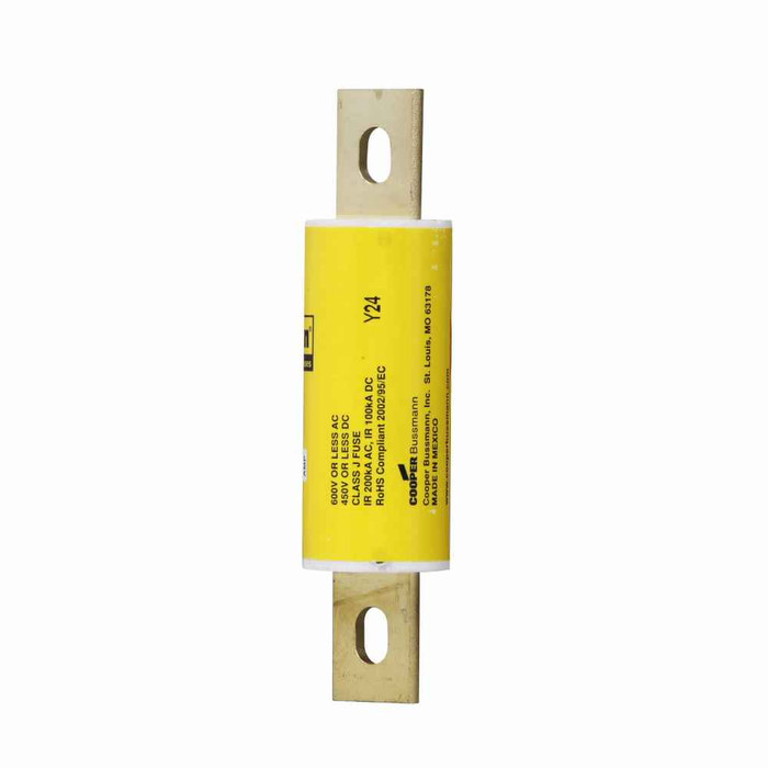 Bussmann DFJ-100-W Eaton series DFJ high speed fuse, 600 Vac or less, 450 Vdc or less, 100A, 200 kAIC at 600 Vac, 100 kAIC 450 Vdc, Non Indicating, High speed fuse, Class J, Melamine tube