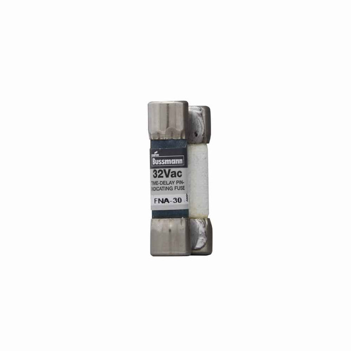 Bussmann FNA-25 Eaton series FNA fuse, Time-delay fuse, Inductive load circuits, electronic circuits, 25 A, Dual, Non-indicating, 1 kAIC at 32 Vac, Silver-plated pin, Standard, 32 V