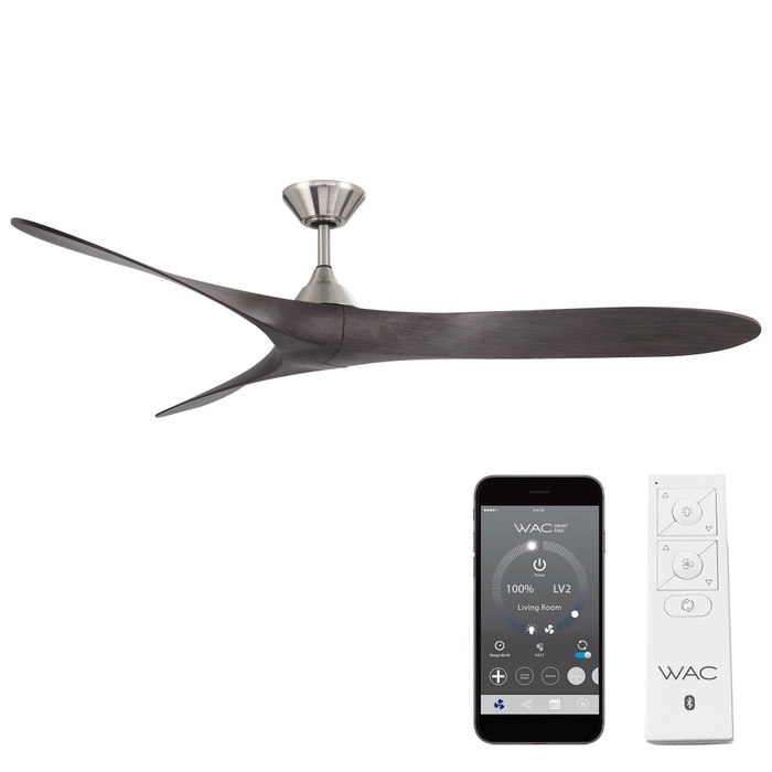 WAC Smart Fans Malibu 3-Blade LED Smart Ceiling Fan