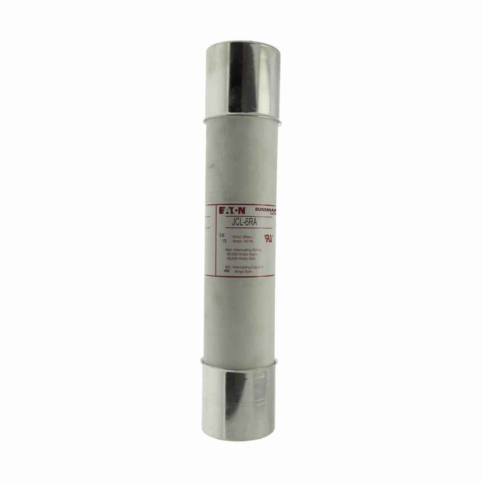 Bussmann JCW-5E Eaton series JCW E-Rated PT medium voltage fuse, Current limiting, 5A, 2.4/5.5 kV, 40 kAIC RMS Symmetrical interrupt rating, E class, Single element, Ferrule end X ferrule end connection, 1 barrel, 2 in diameter