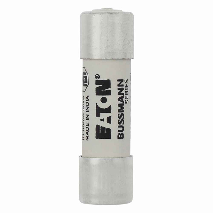 Bussmann FWP-4A14F Eaton series FWP high speed fuse, 700V (UL), 4A, 200 kAIC at 300 Vdc, 50 kAIC at 300 Vdc, Non Indicating, High speed fuse, Ferrule end X ferrule end, Class aR, White, Ceramic