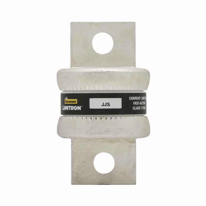 Bussmann JJS-800 Eaton series JJS fuse, Current-limiting very fast acting fuse, Small footprint, VFD line protection, 800 A, Class T, Non-indicating, Bolted blade end x bolted blade end, 200 kAIC at 600 V, Standard, 1, 600 V