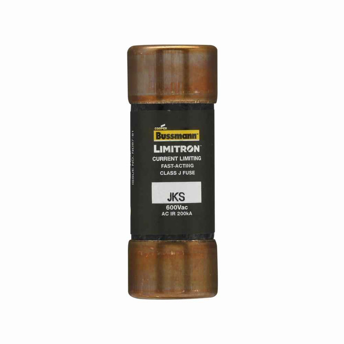 Bussmann JKS-1 Eaton series JKS fuse, LIMITRON Fast-acting fuse, Power panelboards, machinery disconnects, 1 A, 1, Class J, Non-indicating, Ferrule end x ferrule end, 200 kAIC at 600 Vac, Standard, 10, 600 V