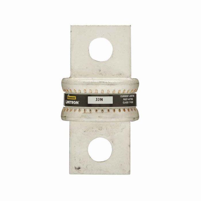 Bussmann JJN-600 Eaton series JJN fuse, Current-limiting very fast acting fuse, VFD line protection, 600 A, Class T, Non-indicating, Bolted blade end x bolted blade end, 20 kAIC at 160 Vdc,200 kAIC at 300 V, Standard, 1, 300 V, 160 Vdc