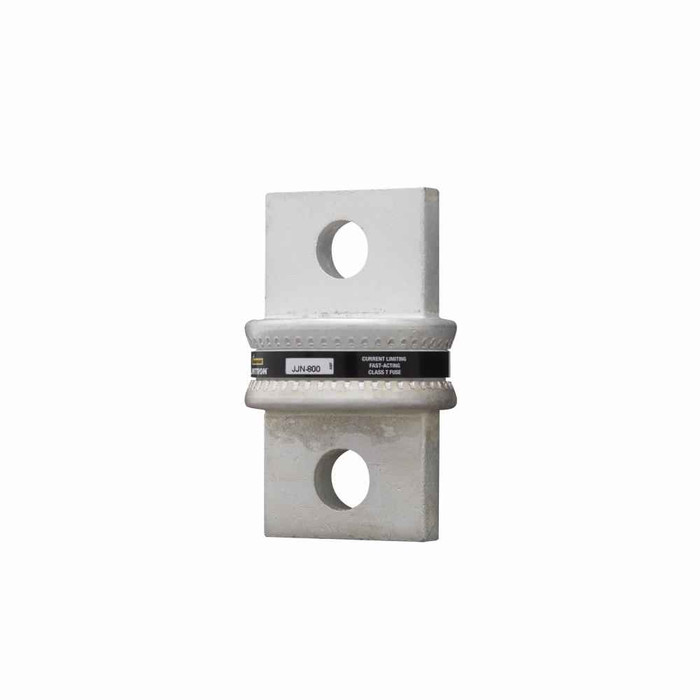 Bussmann JJN-700 Eaton series JJN fuse, Current-limiting very fast acting fuse, VFD line protection, 700 A, Class T, Non-indicating, Bolted blade end x bolted blade end, 100 kAIC at 170 Vdc,200 kAIC at 300 V, Standard, 1, 300 V, 170 Vdc