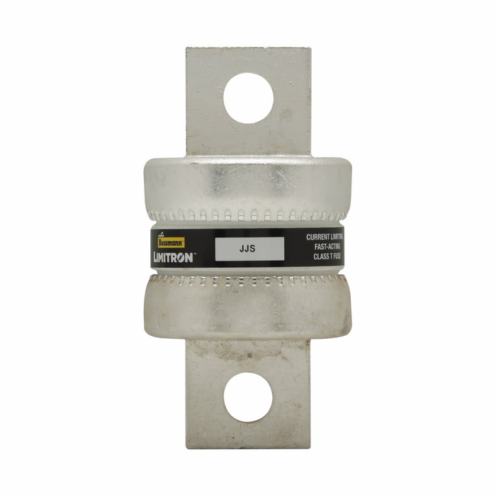 Bussmann JJS-500 Eaton series JJS fuse, Current-limiting very fast acting fuse, Small footprint, VFD line protection, 500 A, Class T, Non-indicating, Bolted blade end x bolted blade end, 200 kAIC at 600 V, Standard, 1, 600 V
