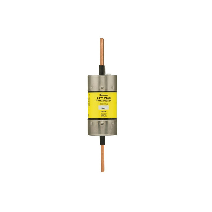 Bussmann LPN-RK-150SP Eaton series LPN-RK fuse, Low-peak fuse, 150 A, Dual, Class RK1, Non-indicating, Blade end x blade end, Time delay,Current-limiting, 300 kAIC at 250 V,100 kAIC at 250 Vdc, Standard, 1, 250 V, 250 Vdc
