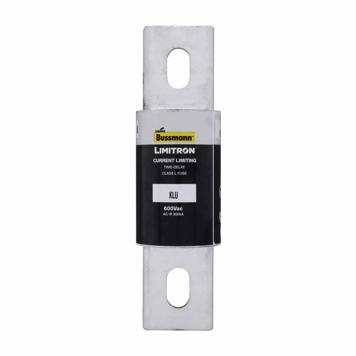 Bussmann KLU-650 Eaton series KLU fuse, LIMITRON Fast-acting fuse, 650 A, Class L, Non-indicating, Bolted blade end x bolted blade end, 5 sec at 500%, 200 kAIC at 600 Vac, Bolt, Standard, 1, 600 V