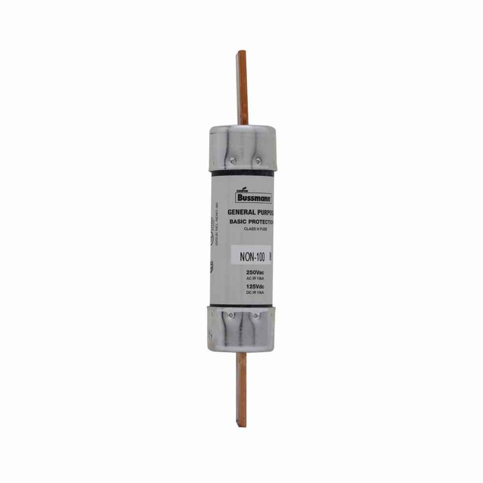 Bussmann NON-65 Eaton series NON fuse, Supplemental one-time fuse, Non current limiting, Light duty circuit locations, 65 A, Class H, Non-indicating, 50 kAIC at 125 Vdc,10 kAIC at 250 Vac, Standard, 5, 250 V, 125 Vdc