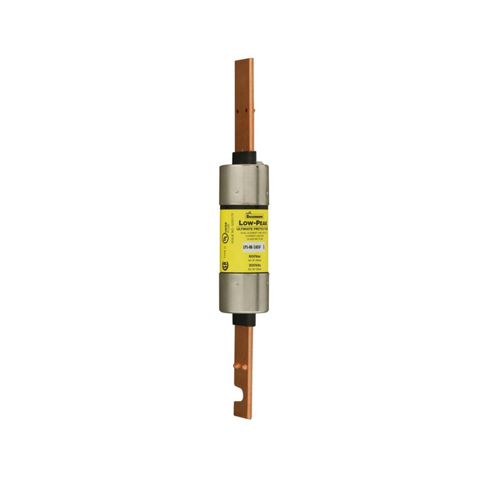 Bussmann LPS-RK-70SP Eaton series LPS-RK fuse, Low-peak fuse, 70 A, Dual, Class RK1, Non-indicating, Blade end x blade end, Time delay,Current-limiting, 100 kAIC at 300 Vdc,300 kAIC at 600 V, Standard, 1, 600 V, 300 Vdc