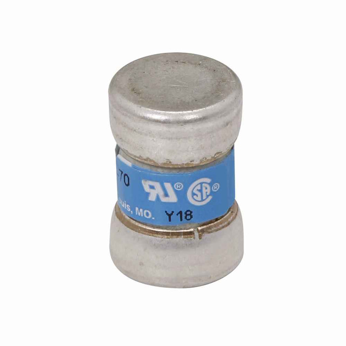 Bussmann TPS-20 Eaton series TPS telecommunication fuse, 170 Vdc, 20A, 100 kAIC, Non Indicating, Current-limiting, Non-indicating, Ferrule end X ferrule end, Glass melamine tube, Silver-plated brass ferrules