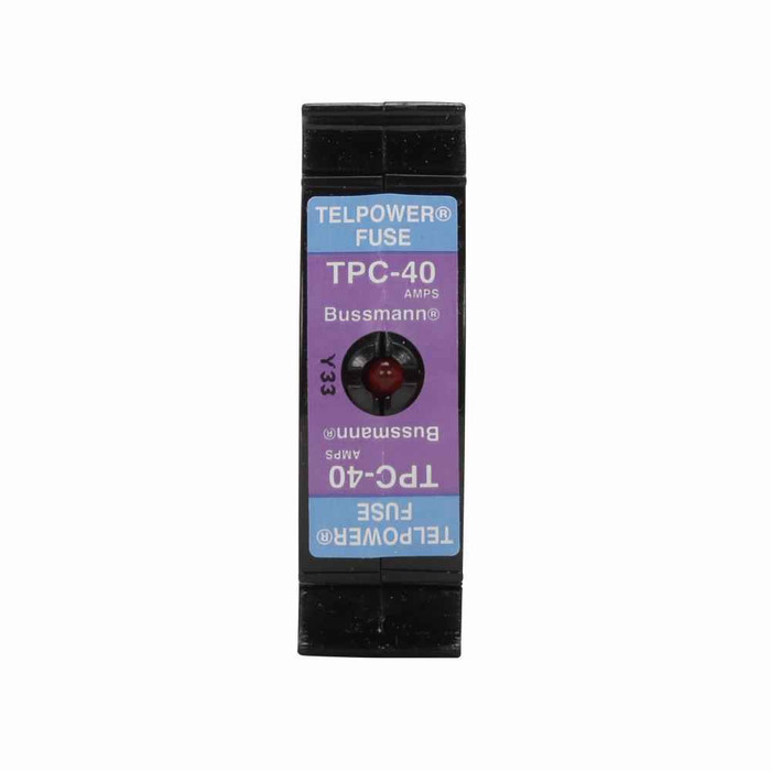 Bussmann TPC-5 Eaton series TPC telecommunication fuse, 80 Vdc, 5A, 100 kAIC, Non Indicating, Compact, Current-limiting