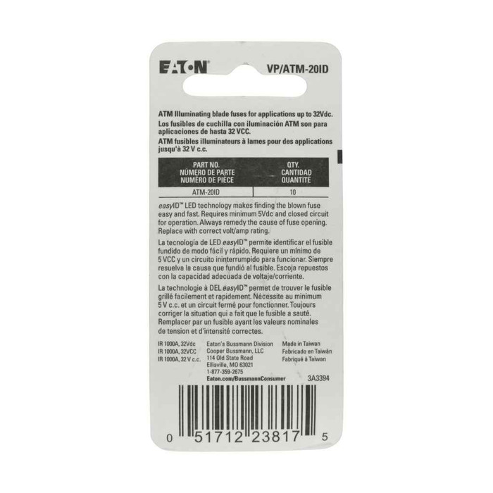 Bussmann VP/ATM-20ID Fuse holder