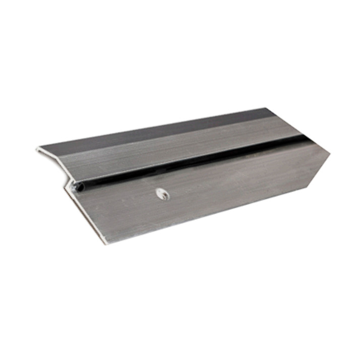 NGP 8135V 1/2" Bumper Seal Threshold with Vinyl Seal - 3-3/4" Wide Aluminum