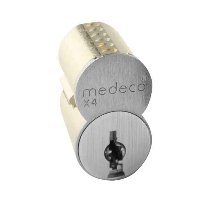 Medeco 33600007 X4 KeyMark Small Format Interchangeable Core (SFIC) Extended Plug Head, 8E Keyway
