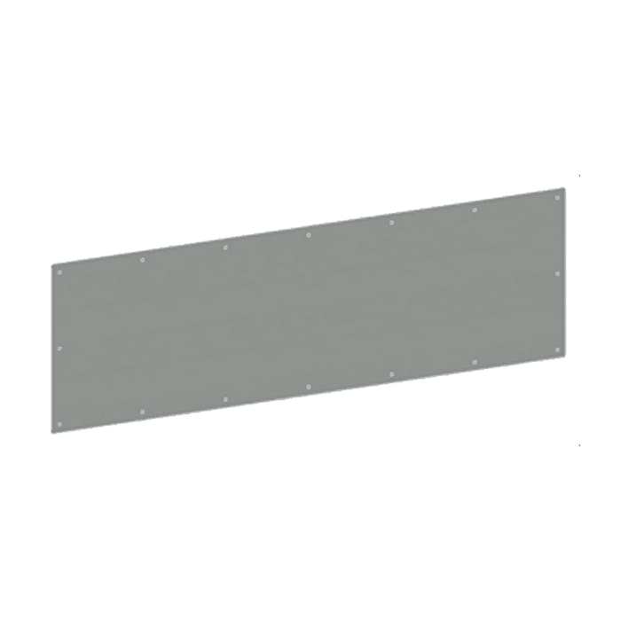 Hager 190S 6” x 34” Door Protection Plate 0.050" Gauge without Bevel