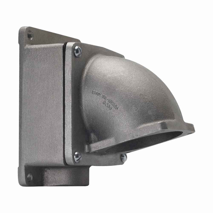 Crouse-Hinds AJ47 Eaton series AJ back box and adapter assembly, 60A/100A/150A, One hub, Cast aluminum, 1-1/4"