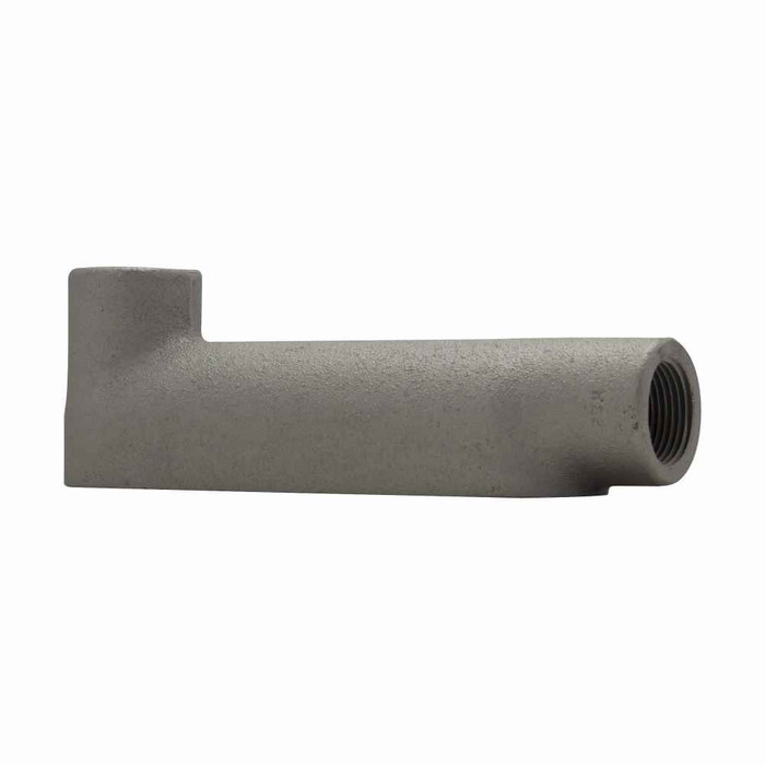 Crouse-Hinds BLB10 SA Eaton series Condulet B mogul conduit body, Copper-free aluminum, LB shape, 4"