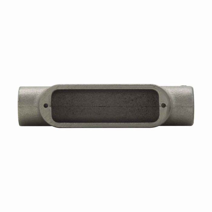 Crouse-Hinds C68 Eaton series Condulet Form 8 conduit outlet body, Feraloy iron alloy, C shape, 2"