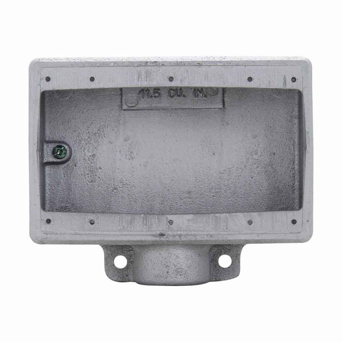 Crouse-Hinds FS23 Eaton series Condulet FS device box, Shallow, Feraloy iron alloy, Three-gang, 3/4"