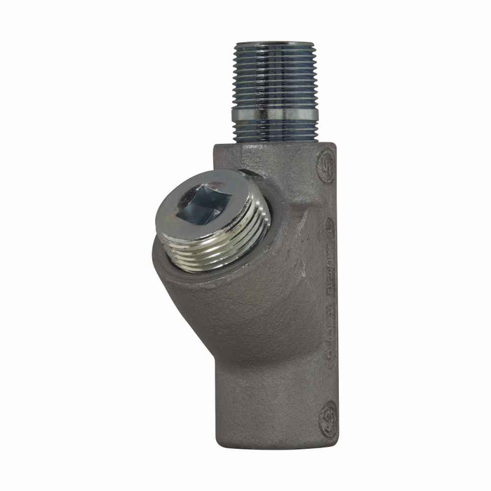 Crouse-Hinds EYS36 SA Eaton series EYS conduit sealing fitting, Male and female, Copper-free aluminum, Vertical only, Group B rated, 1"