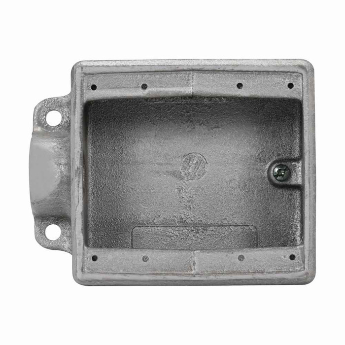 Crouse-Hinds FSE22 Eaton series Condulet FS device box, Shallow, Feraloy iron alloy, Two-gang, E shape, 3/4"