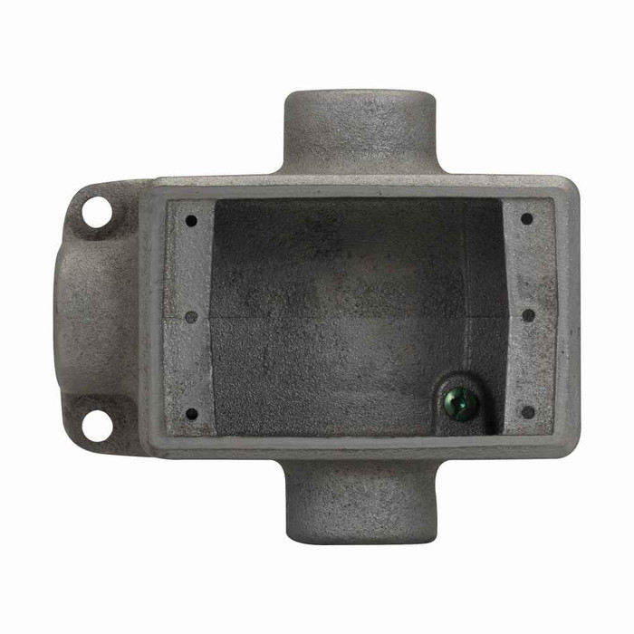 Crouse-Hinds FST2 SA Eaton series Condulet FS device box, Shallow, Copper-free aluminum, Single-gang, T shape, 3/4"