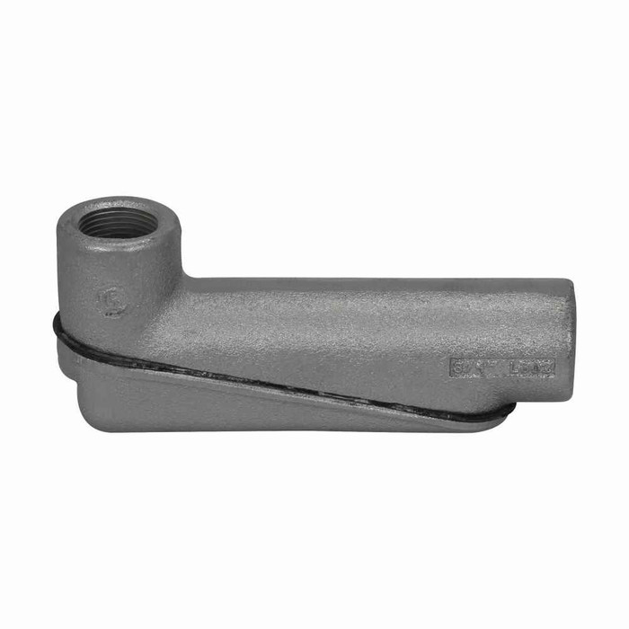 Crouse-Hinds LBD200 Eaton series Condulet LBD replacement cover assembly, Feraloy iron alloy, Includes hardware, 3/4"